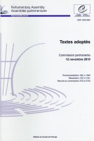 Assemblée parlementaire - Textes adoptés - Commission permanente 12 novembre 2010