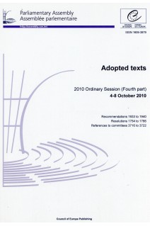 Parliamentary Assembly - Adopted texts - 2010 Ordinary Session (Fourth part) 4-8 October 2010