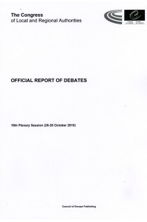 Congress of Local and Regional Authorities of Europe - Official report of debates - 19th Plenary Session (26-28 October 2010)