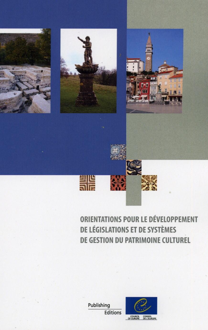PDF - Orientations pour le développement de législation et de systèmes de gestion du patrimoine culturel