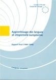 Apprentissage des langues et citoyenneté européenne - Rapport final (1989-1996)