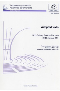 Parliamentary Assembly - Adopted texts - 2011 Ordinary Session (First part) 24-28 January 2011
