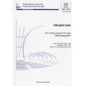 Parliamentary Assembly - Adopted texts - 2011 Ordinary Session (First part) 24-28 January 2011