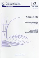 Assemblée parlementaire - Textes adoptés - Commission permanente 11 mars 2011