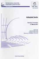 Parliamentary Assembly - Adopted texts - Standing Committee 11 March 2011