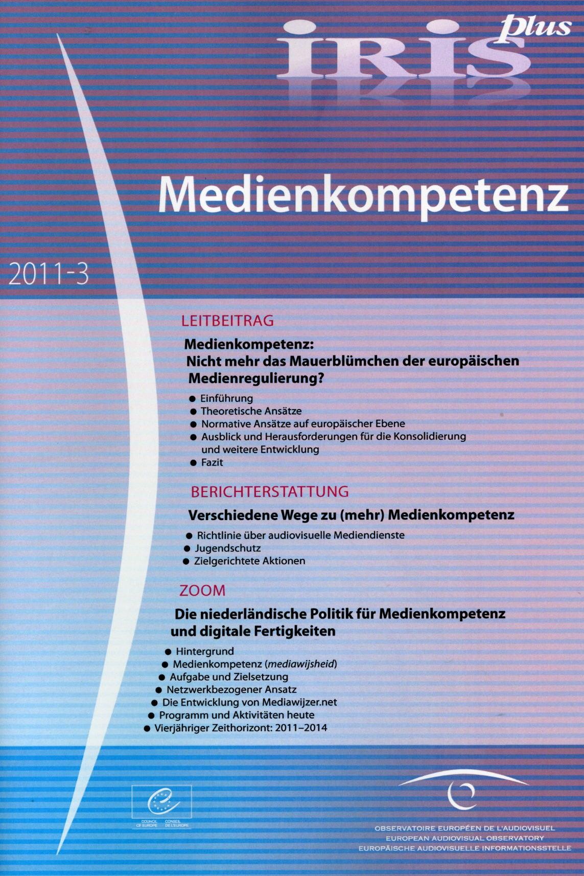 IRIS plus 2011-3: Medienkompetenz