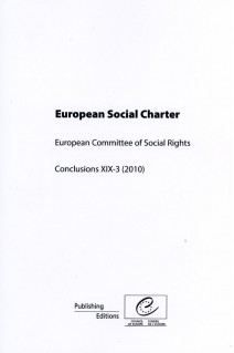 European Social Charter - European Committee of Social Rights - Conclusions XIX-3/2010