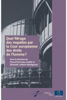 PDF - Quel filtrage des requêtes par la Cour européenne des droits de l'homme?