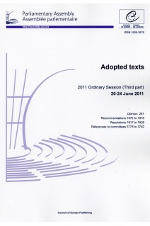 Parliamentary Assembly - Adopted texts - 2011 Ordinary Session (Third part) 20-24 June 2011