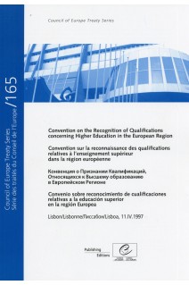 Convention sur la reconnaissance des qualifications relatives à l'enseignement supérieur dans la région européenne - Série des traités du Conseil de l'Europe n° 165