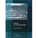 Activités du Conseil de l'Europe - Rapport 2003