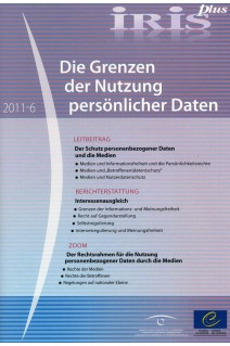 IRIS plus 2011-6 - Die Grenzen der Nutzung persönlicher Daten