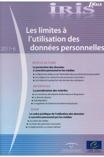 IRIS plus 2011-6 - Les limites à l'utilisation des données personnelles