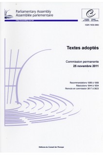 Assemblée parlementaire - Textes adoptés - Commission permanente 25 novembre 2011