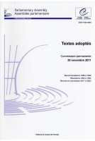 Assemblée parlementaire - Textes adoptés - Commission permanente 25 novembre 2011