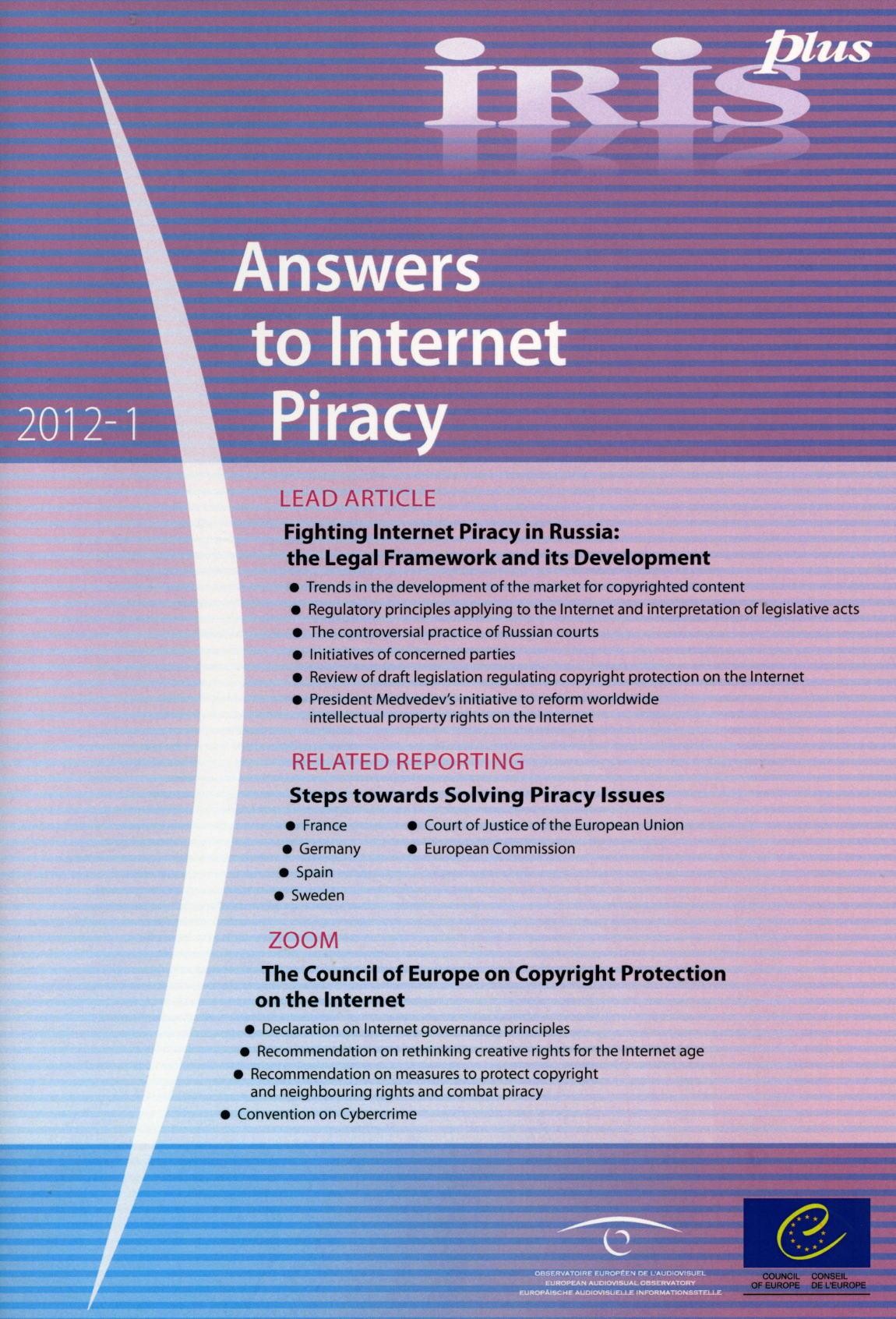 IRIS plus 2012-1 - Answers to Internet Piracy
