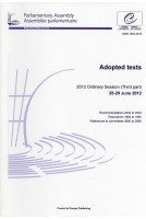 Parliamentary Assembly - Adopted texts - 2012 Ordinary Session (Third part) 25-29 June 2012