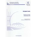 Parliamentary Assembly - Adopted texts - Standing Committee 30 November 2012