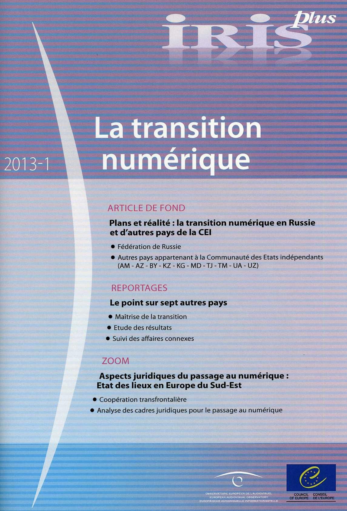 IRIS plus 2013-1 - La transition numérique