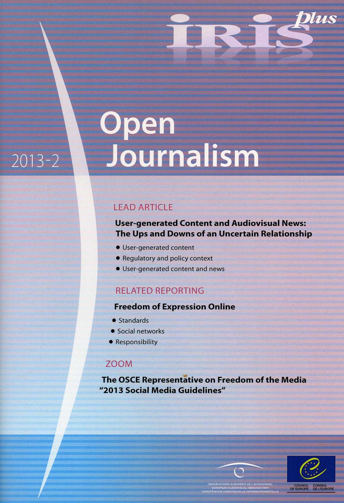 IRIS plus 2013-2 - Open Journalism