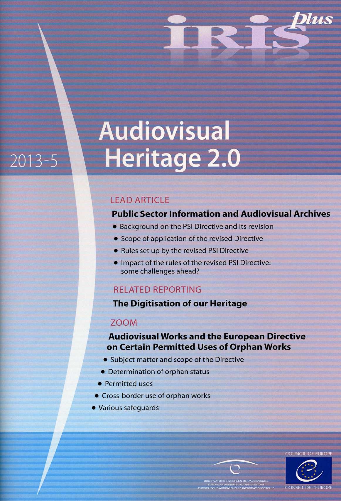 IRIS plus 2013-5 - Audiovisual Heritage 2.0