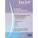 IRIS plus 2013-6 - Les données à caractère personnel sont-elles vraiment privées?