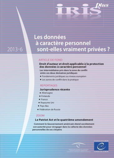 IRIS plus 2013-6 - Les données à caractère personnel sont-elles vraiment privées?