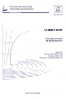 Parliamentary Assembly - Adopted texts - Standing Committee 22 November 2013