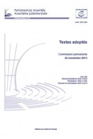 Assemblée parlementaire - Textes adoptés - Commission permanente 22 novembre 2013
