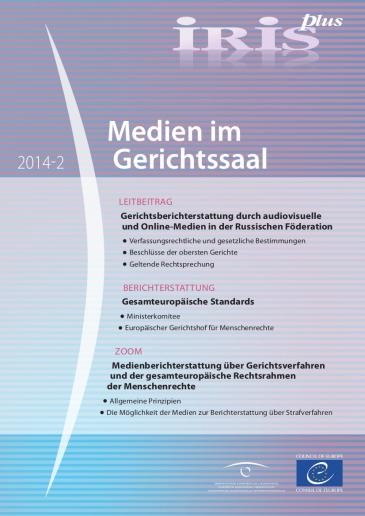 Iris plus 2014-2 - Medien im Gerichtssaal