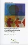 Demographic implications of social exclusion in central and eastern Europe (Population Studies No. 46)