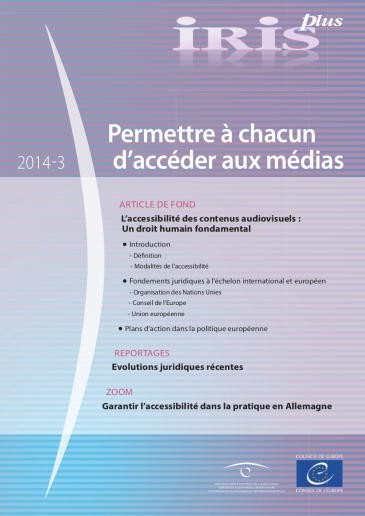 Iris plus 2014-3 - Permettre à chacun d'accéder aux médias