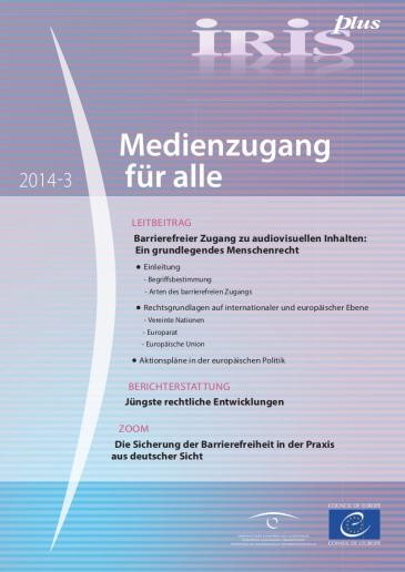 Iris plus 2014-3 - Medienzugang für alle