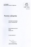 Le Congrès des pouvoirs locaux et régionaux - Textes adoptés - Commission permanente 20 et 21 novembre 2007 - 14e session (Addendum 1)