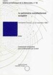 Le patrimoine constitutionnel européen (Science et technique de la démocratie, n°18)