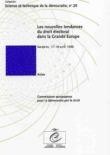 Les nouvelles tendances du droit électoral dans la Grande Europe - Actes, Sarajevo, avril 1998