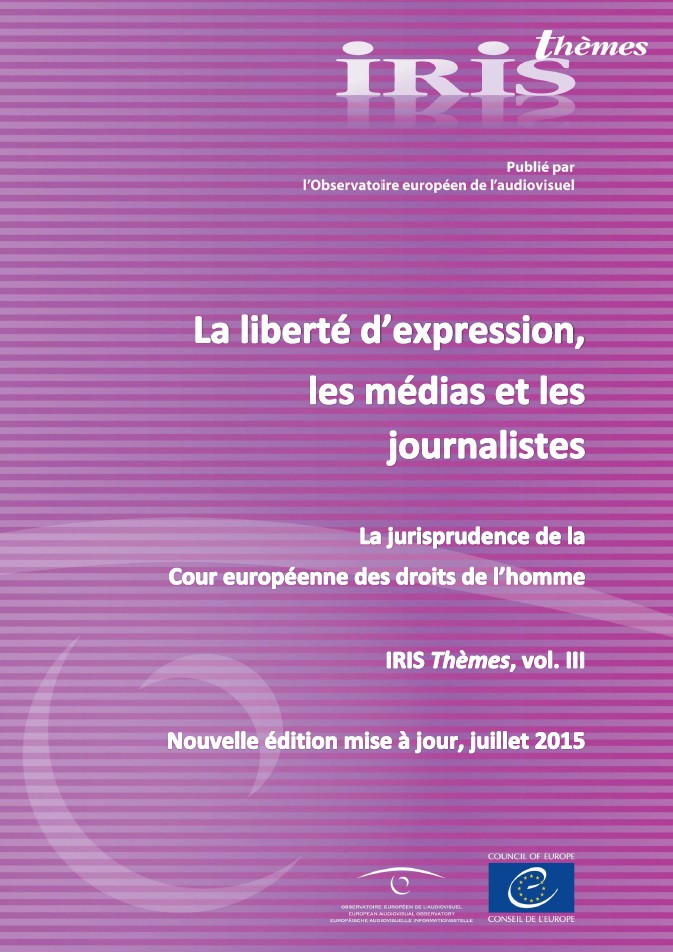 PDF - IRIS thèmes – La liberté d'expression, les médias et les journalistes