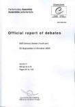 Official report of debates - 2003 Ordinary Session (Fourth part), September 2003, Volume IV