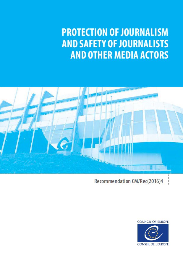 PDF - Protection of journalism and safety of journalists and other media actors