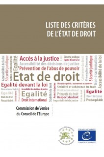 PDF - Liste des critères de l'Etat de droit