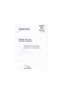 Assemblée parlementaire - Ordres du jour / Procès-verbaux - Session ordinaire de 2003 (quatrième partie) / octobre 2003