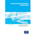 Research on biological materials of human origin (Recommendation CM/Rec(2016)6 and explanatory memorandum