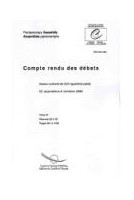 Assemblée parlementaire - Compte rendu des débats - Session ordinaire de 2003 (quatrième partie), septembre 2003, Tome IV