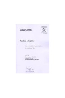 Assemblée parlementaire - Textes adoptés, Session ordinaire de 2004 (Première partie), janvier 2004