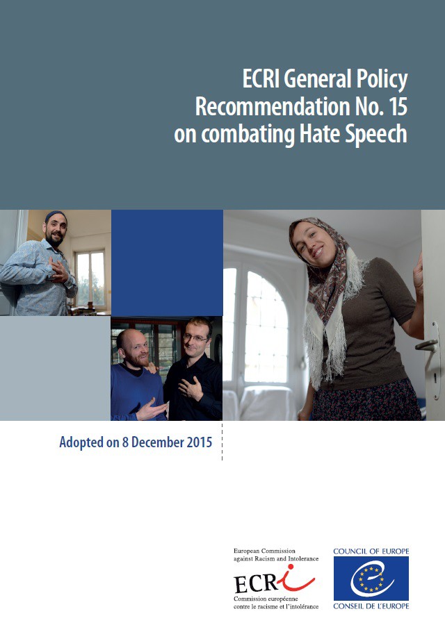 PDF - ECRI General Policy Recommendation No 15 on combating hate speech