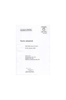 Parliamentary Assembly - Texts adopted,  Ordinary session (First part), january 2004