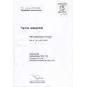 Parliamentary Assembly - Texts adopted,  Ordinary session (First part), january 2004