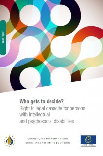 PDF - Who gets to decide? Right to legal capacity for persons with intellectual and psychosocial disabilities
