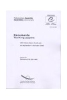 Parliamentary Assembly - Working papers - 2003 Ordinary Session (Fourth part) September / October 2003 - Volume VII