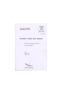 Assemblée parlementaire - Compte rendu des débats - Session ordinaire de 2003 (première partie), janvier 2003, Tome I